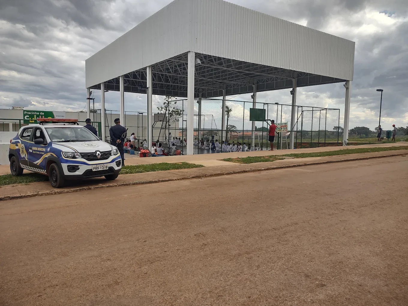 Guarda Municipal na Pracinha da Cultura